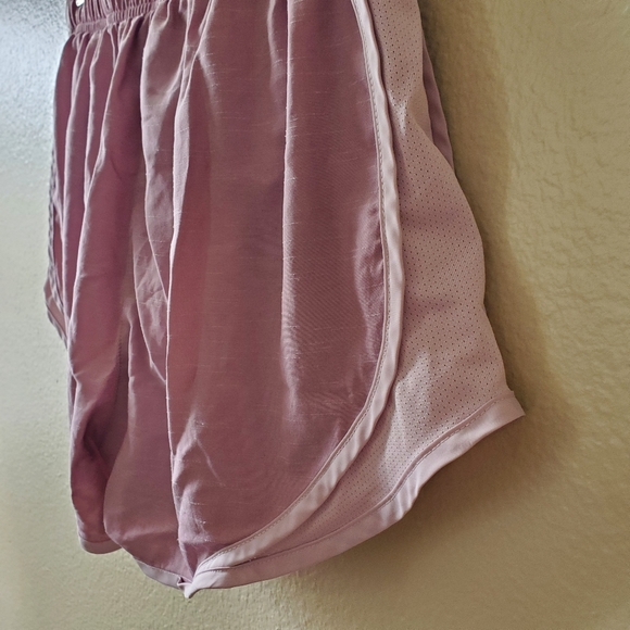 🥳HP!🥳 Nike | Dri-Fit Mauve Pink Mesh Athletic Drawstring Workout Shorts • M - Picture 7 of 15